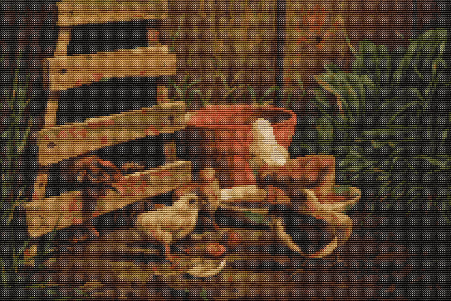 Barnyard Animals Cross Stitch Pattern by Levi Wells Prentice