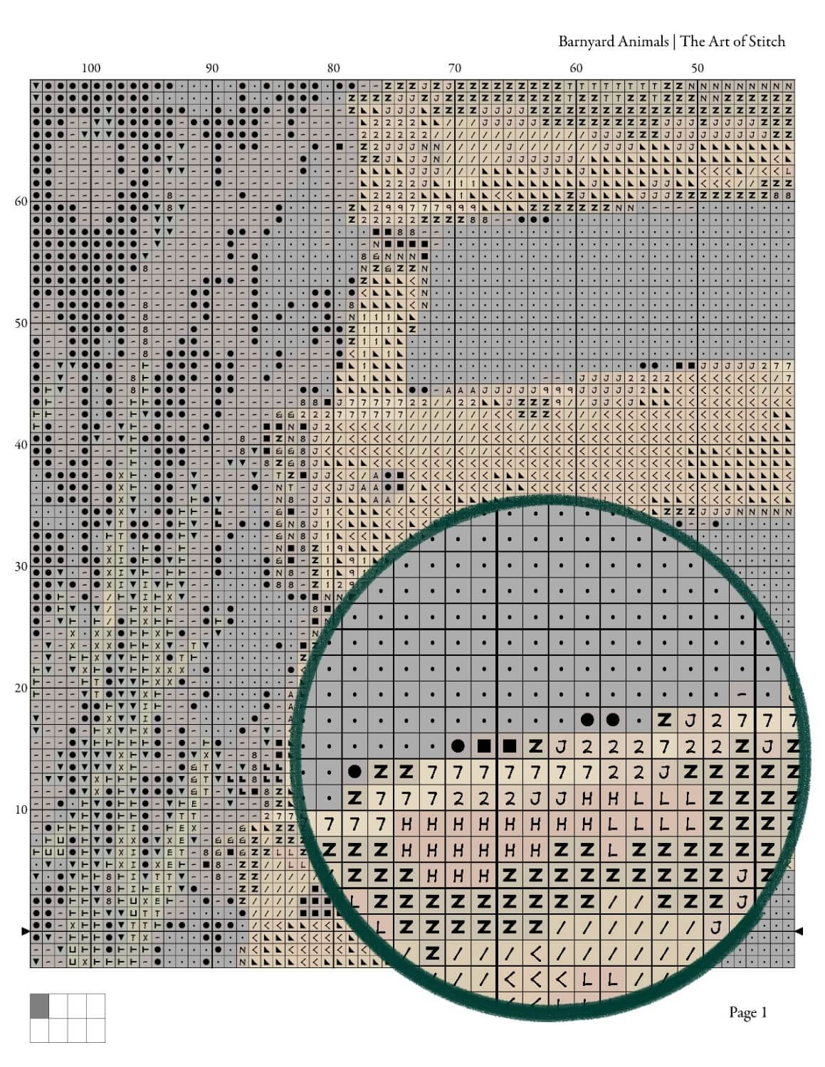 Barnyard Animals Cross Stitch Kit