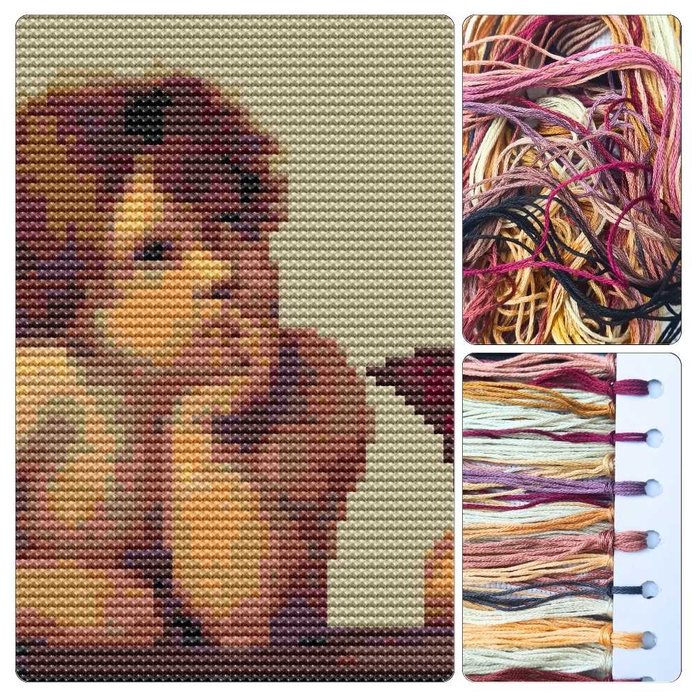 The Sistine Madonna Cross Stitch Kit