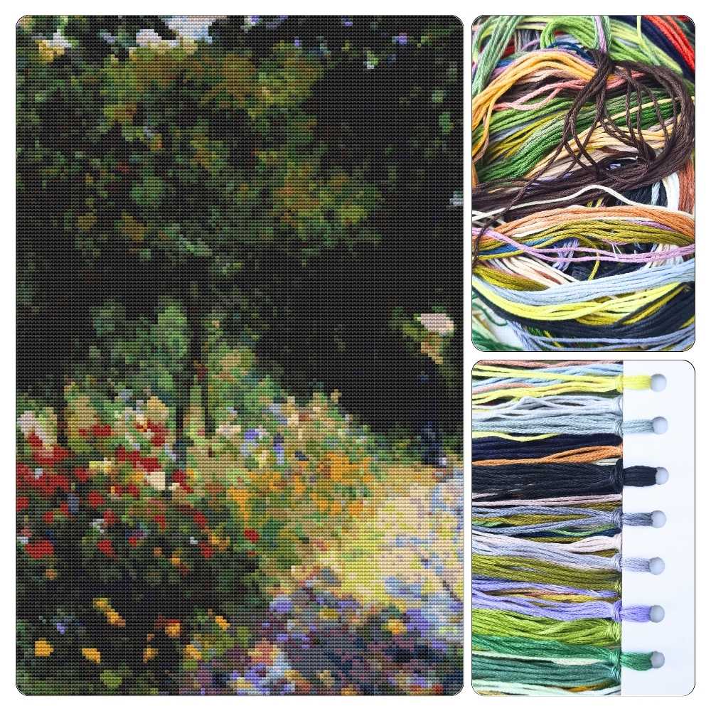 Woman at the Garden Cross Stitch Kit