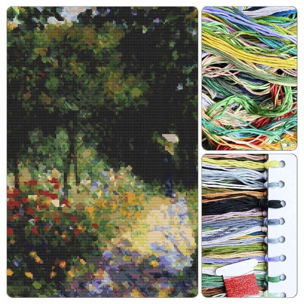 Woman at the Garden Cross Stitch Kit