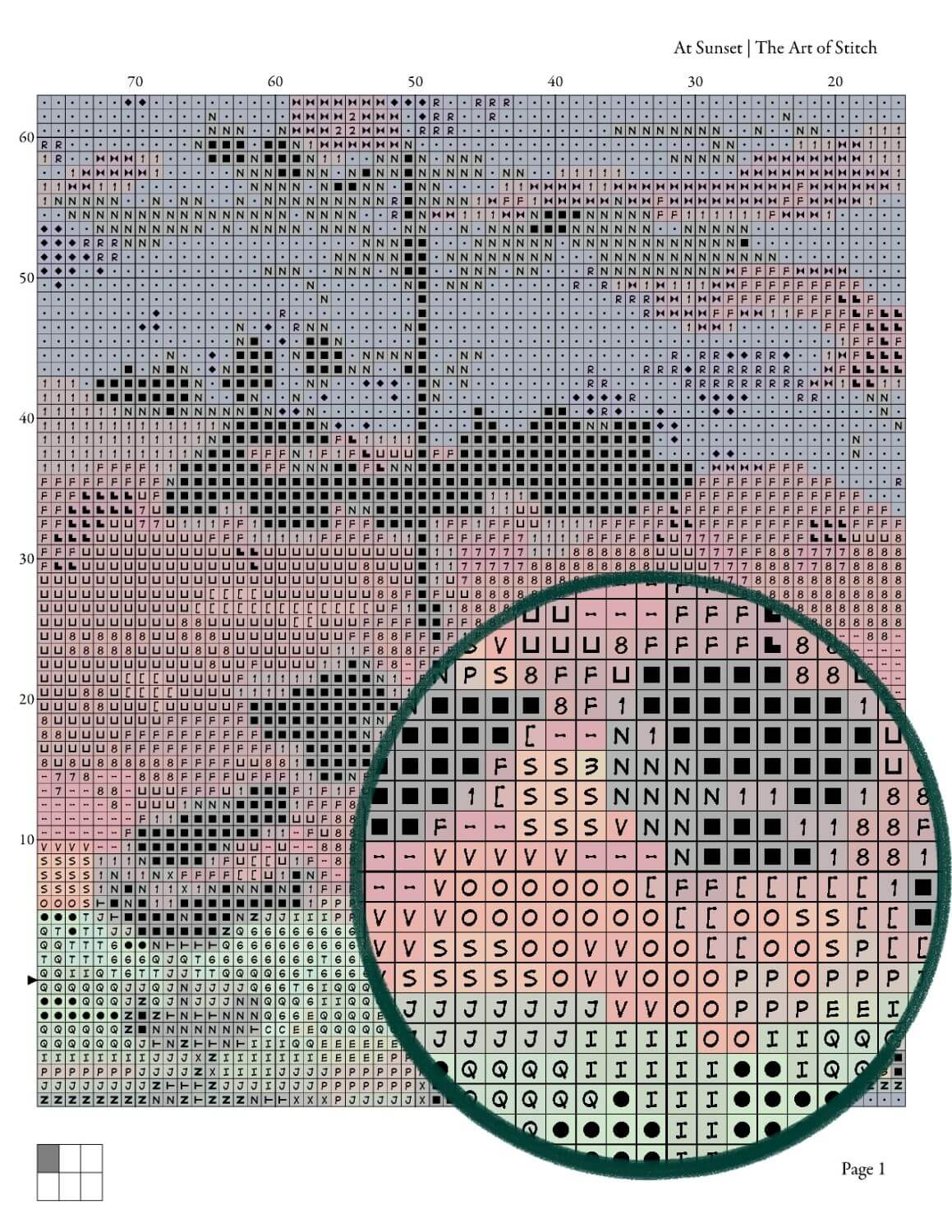 At Sunset Cross Stitch Kit