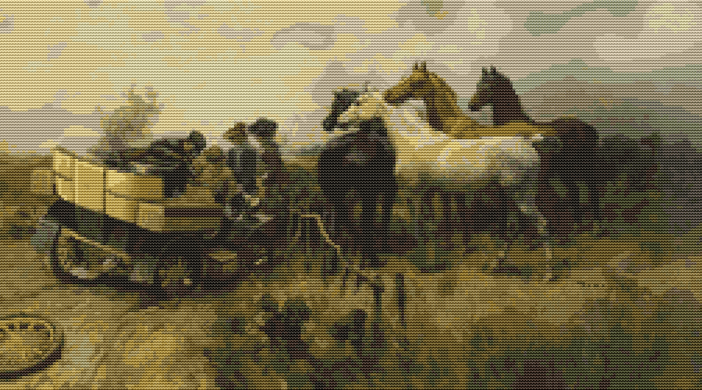 They'll Want Us Again Cross Stitch Pattern (Full Artwork) by Alfred William Strutt