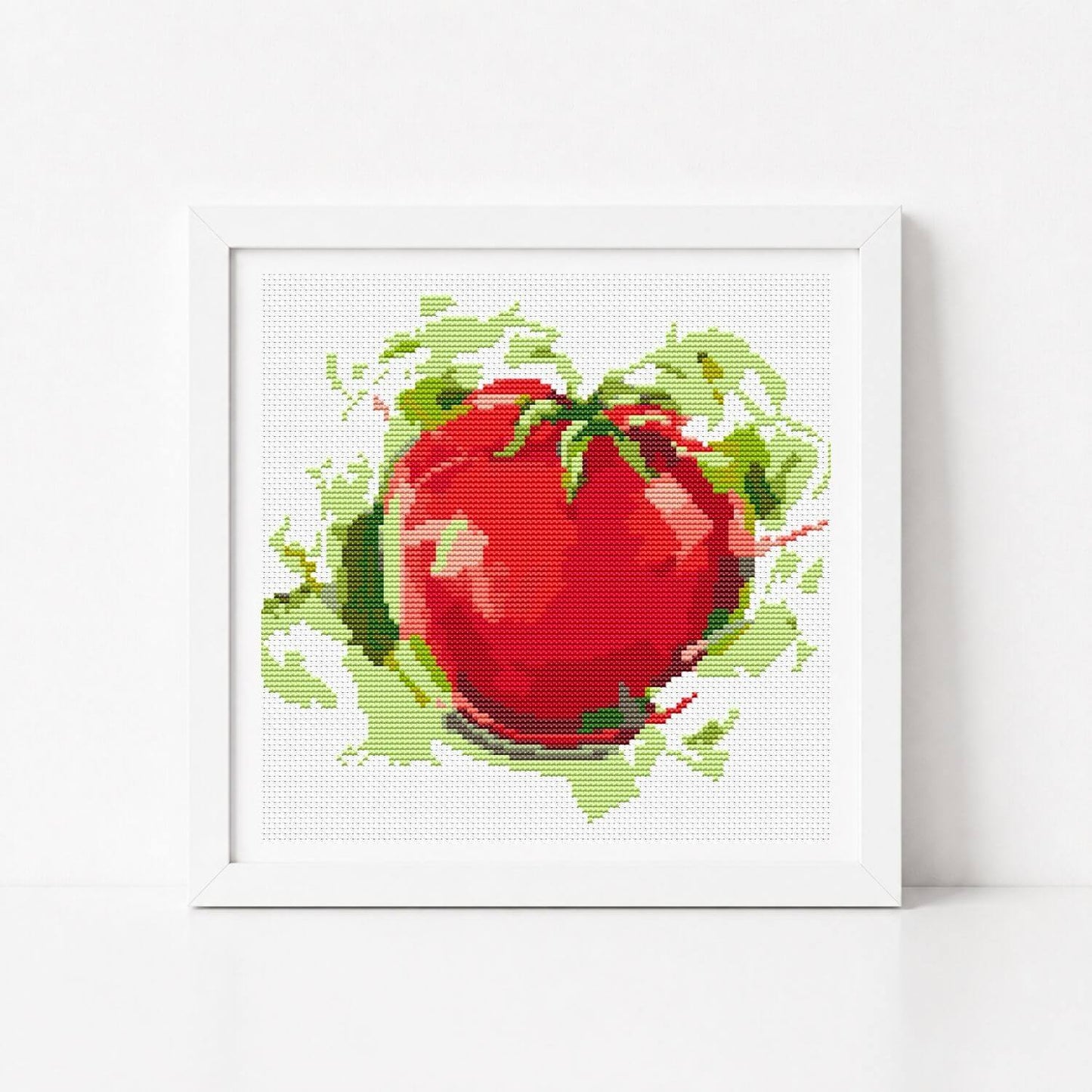 Succulent Tomato Cross Stitch Kit - Mini Cross Stitch Kit - The Art of Stitch