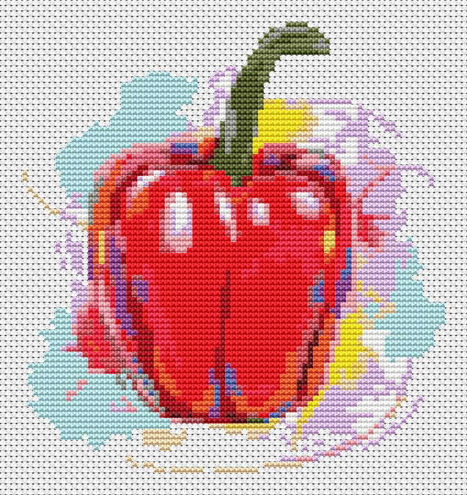So Peppery Cross Stitch Pattern by The Art of Stitch