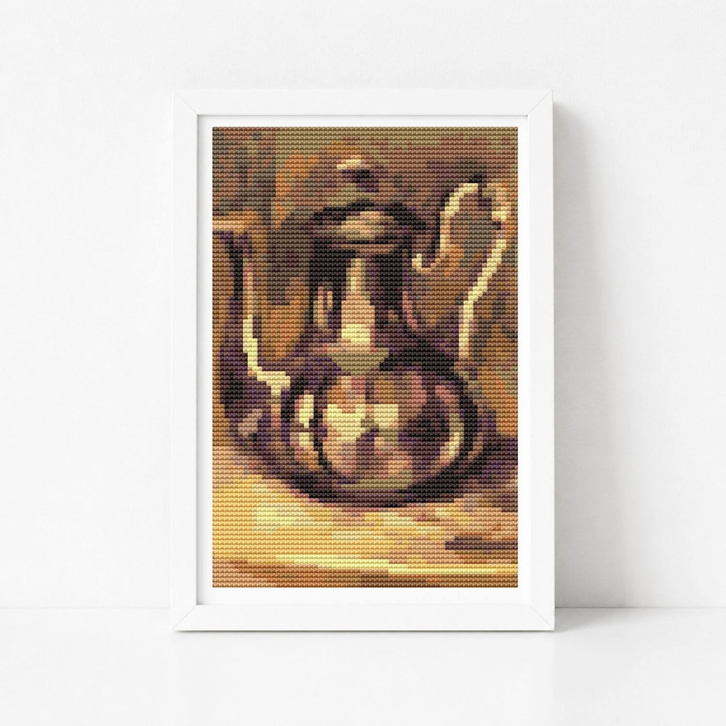 Coffee Pot Mini Cross Stitch Kit - Mini Cross Stitch Kit - Pierre - Auguste Renoir