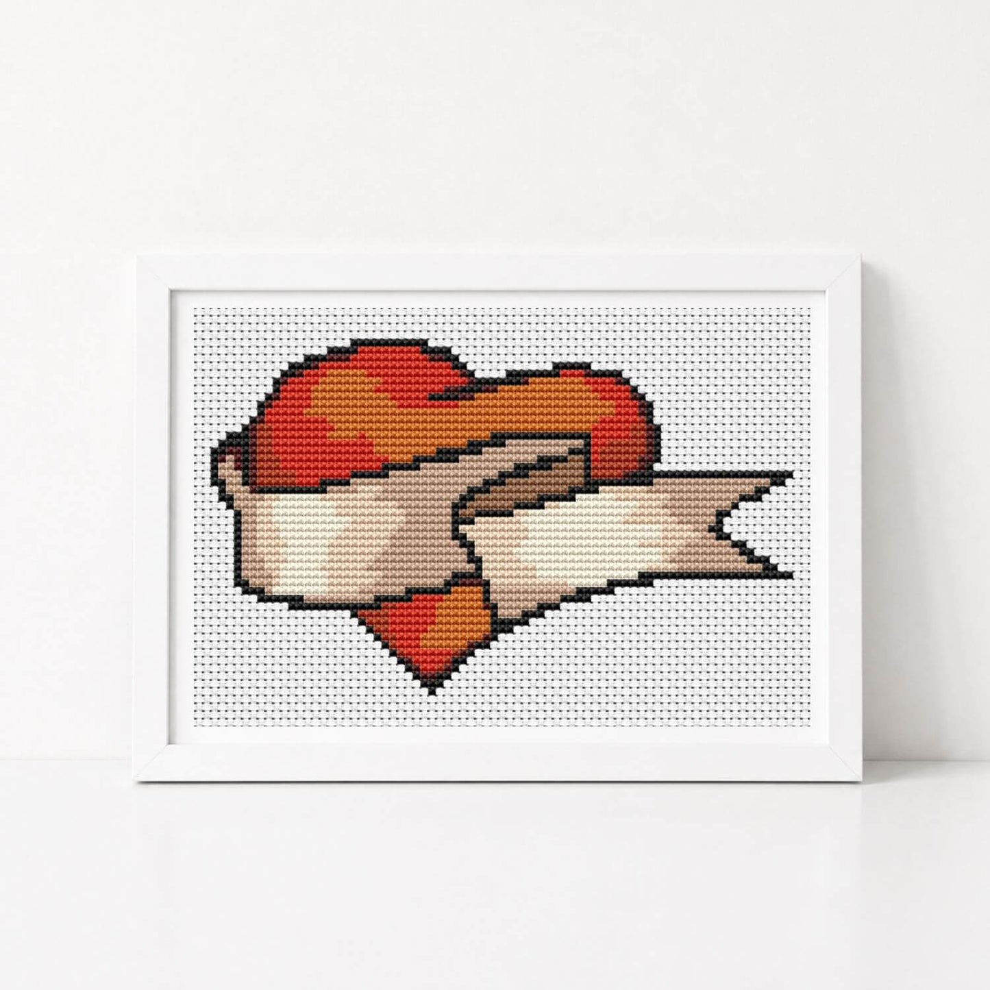 My Heart Mini Cross Stitch Pattern - Mini Cross Stitch Pattern - The Art of Stitch