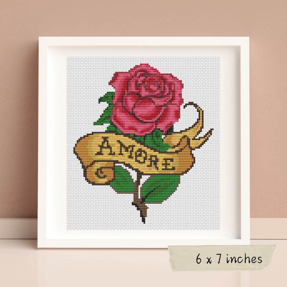 Just For You Mini Cross Stitch Pattern by The Art of Stitch