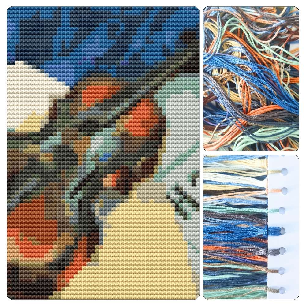 A Still Life With Violin Mini Cross Stitch Kit