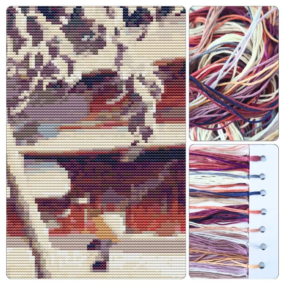 Temple Mini Cross Stitch Kit