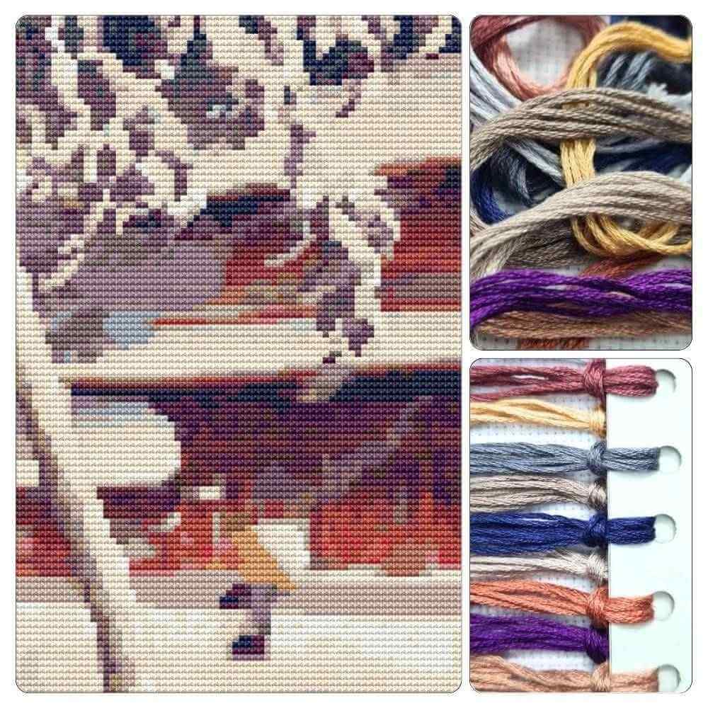 Temple Mini Cross Stitch Kit