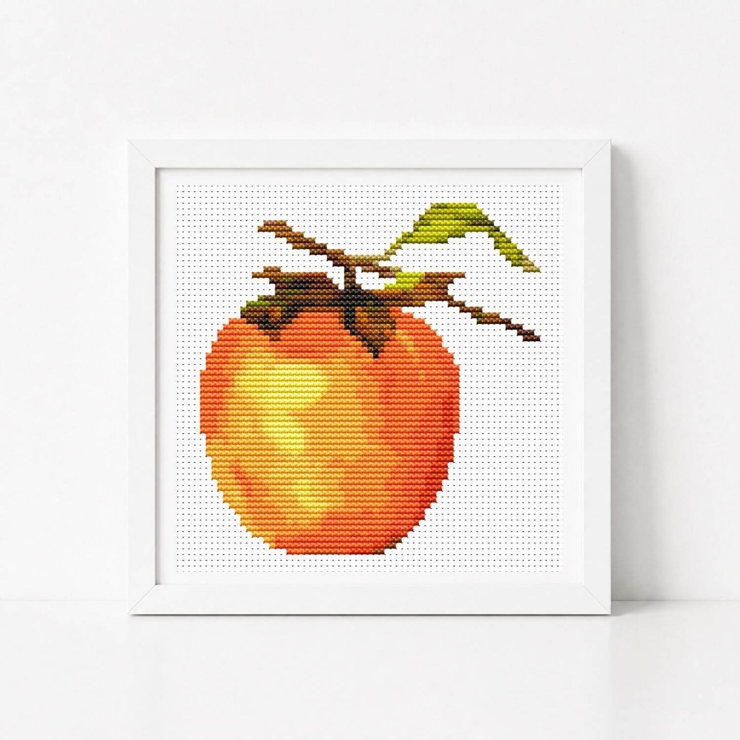 Fruit Series: Strawberry, Persimmon & Cherries Mini Cross Stitch Pattern - Mini Cross Stitch Pattern - The Art of Stitch