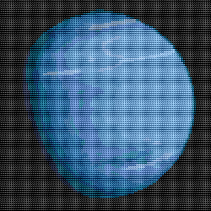 Neptune Cross Stitch Pattern by The Art of Stitch