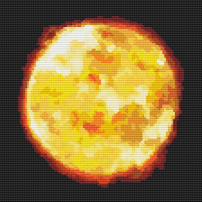 The Sun Cross Stitch Pattern by The Art of Stitch