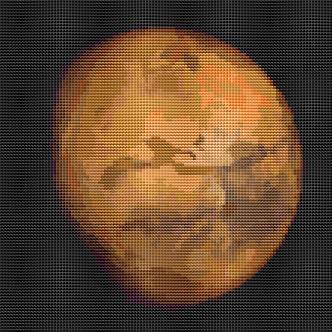 Mars Cross Stitch Pattern by The Art of Stitch