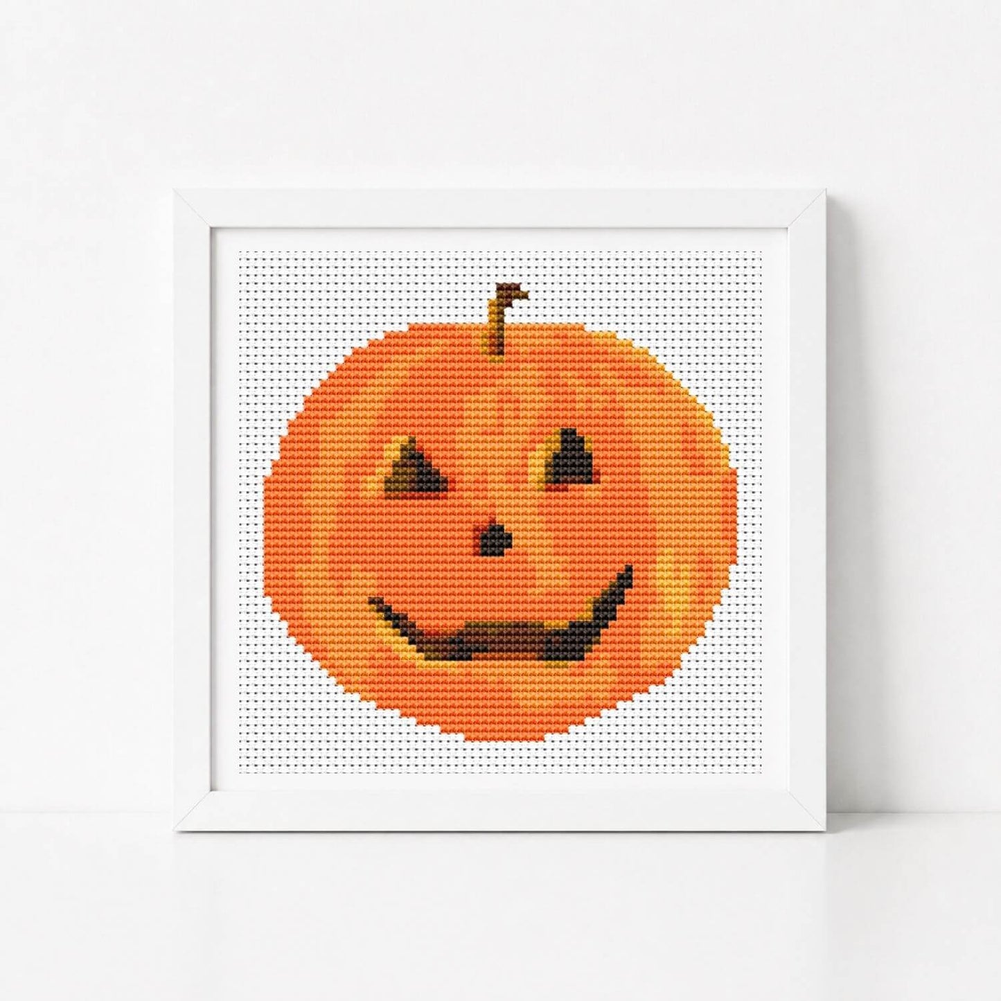 Mr Pumpkin Mini Cross Stitch Pattern - Mini Cross Stitch Pattern - The Art of Stitch