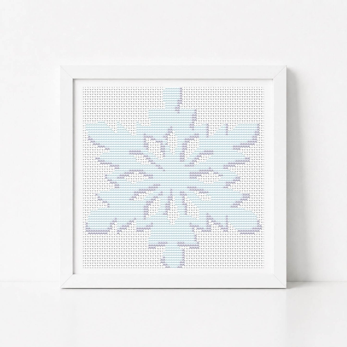 Snowflake Mini Cross Stitch Pattern - Mini Cross Stitch Pattern - The Art of Stitch
