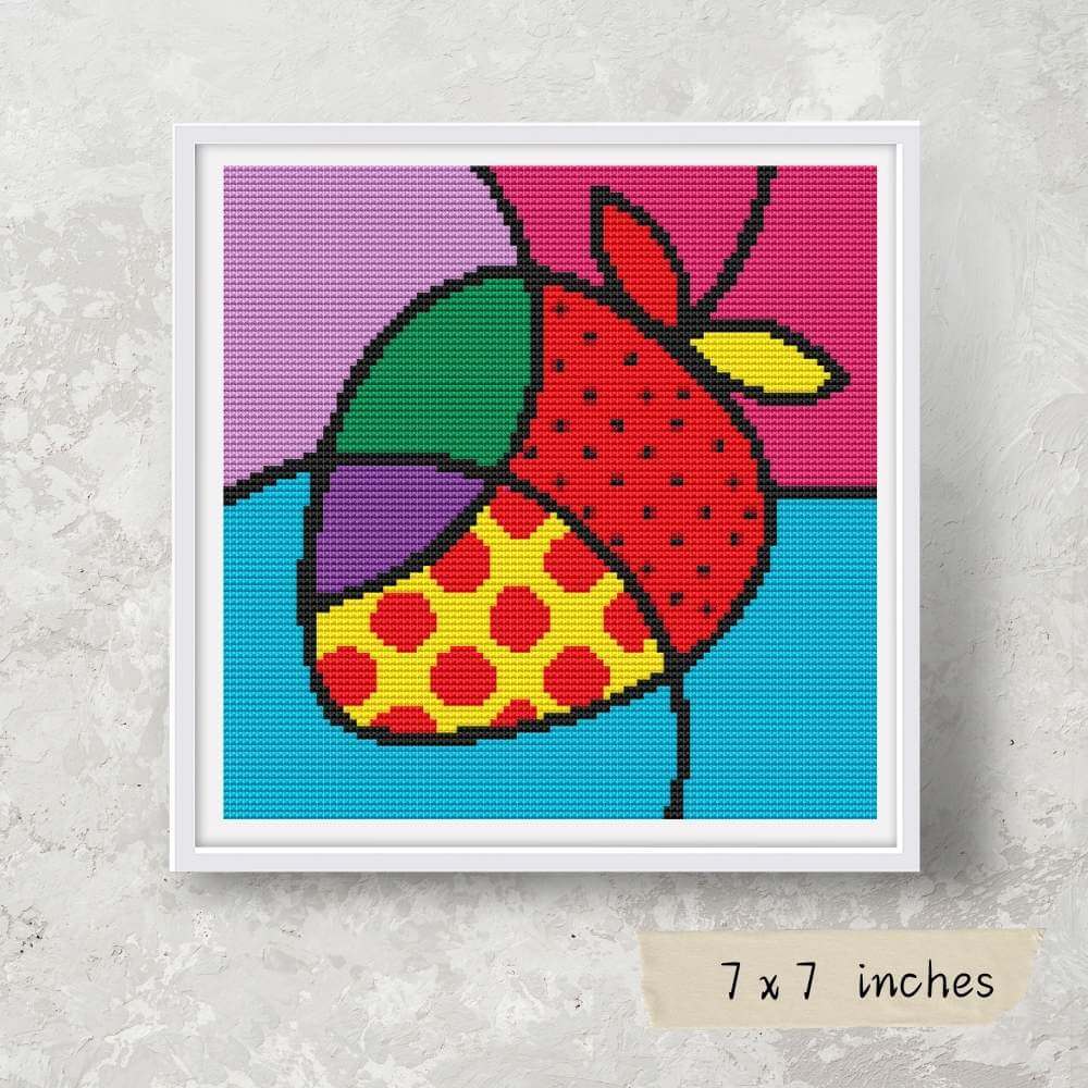 Berry Forever Mini Cross Stitch Pattern
