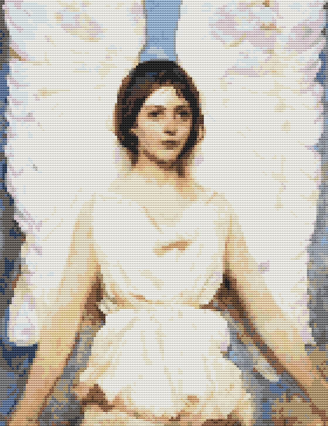 Angel Cross Stitch Pattern by Abbott Handerson Thayer