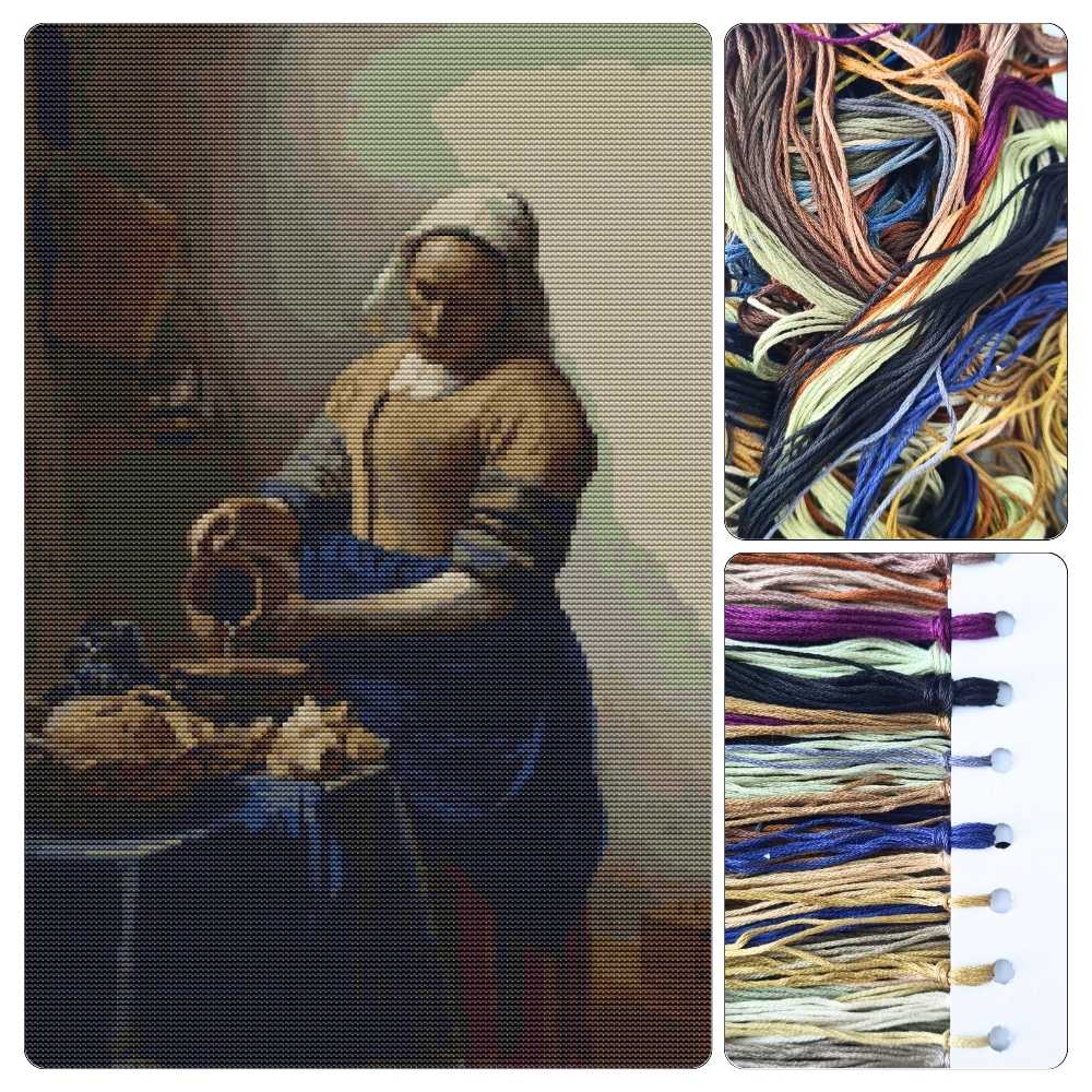 The Milkmaid Cross Stitch Kit