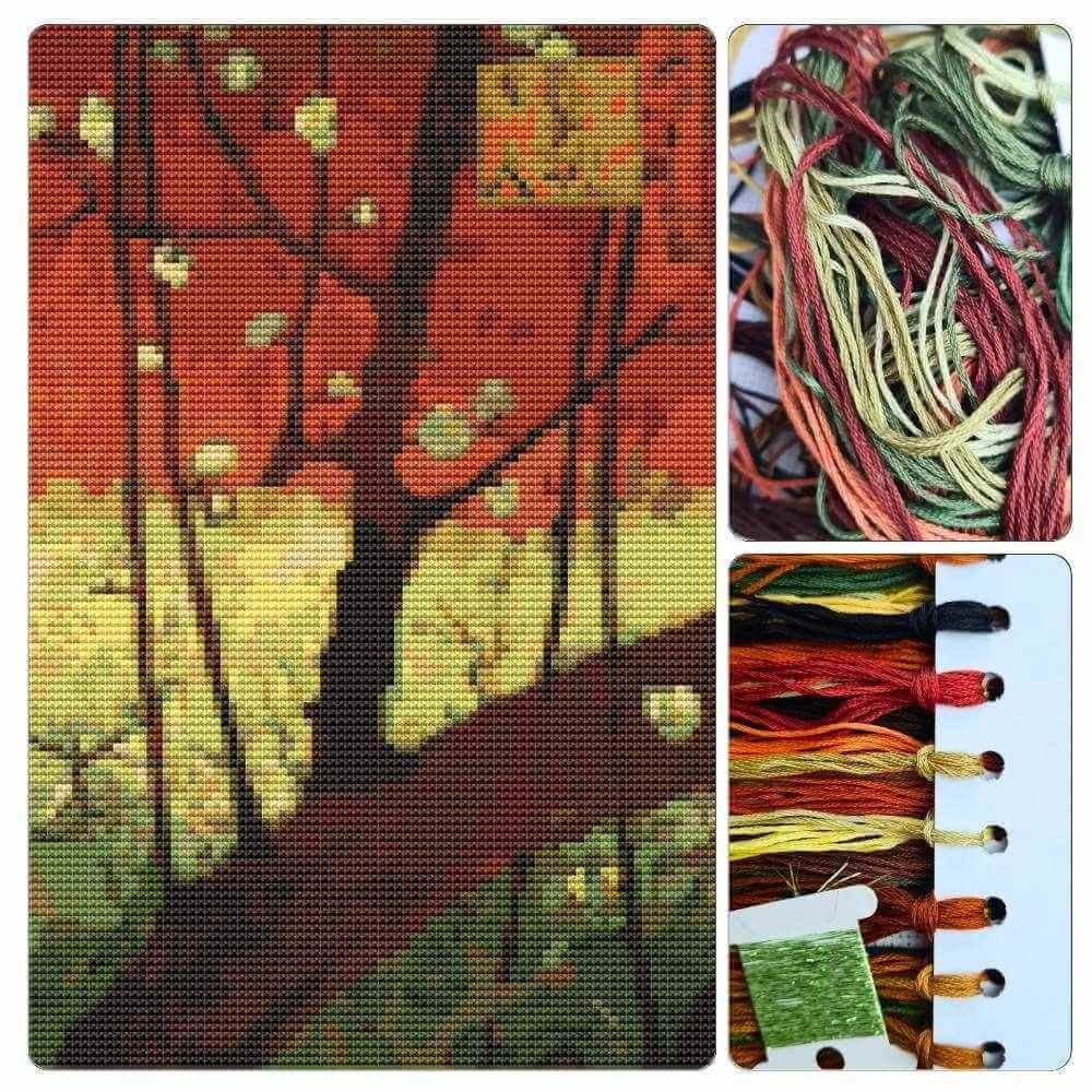 Japonaiserie after Hiroshige Cross Stitch Kit