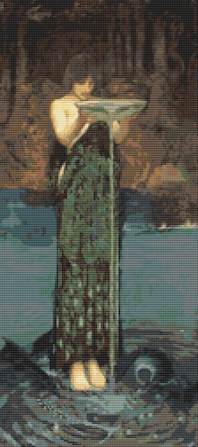 Circe Invidiosa Cross Stitch Pattern