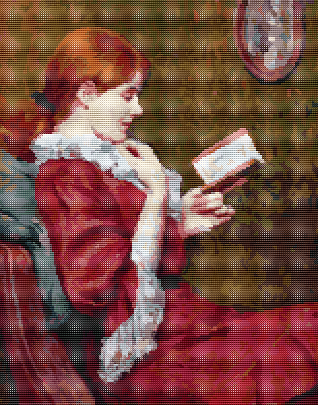 The Good Book Cross Stitch Kit by Federico Zandomeneghi