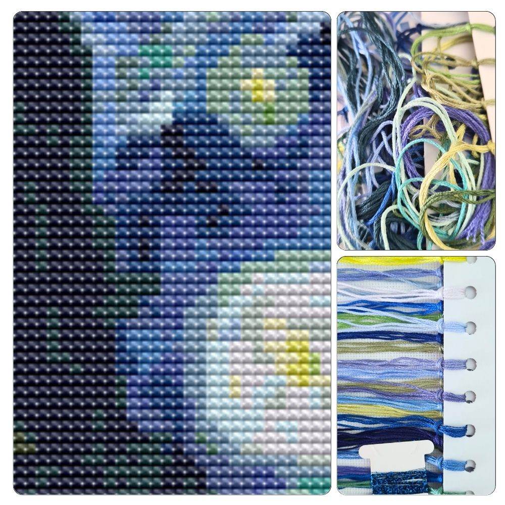 The Starry Night Bookmark Cross Stitch Kit - The Art of Cross Stitch