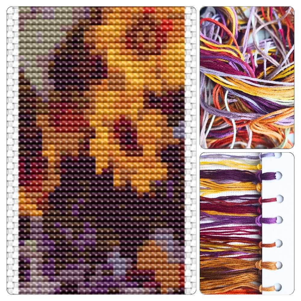 Sunflowers Bookmark Cross Stitch Kit