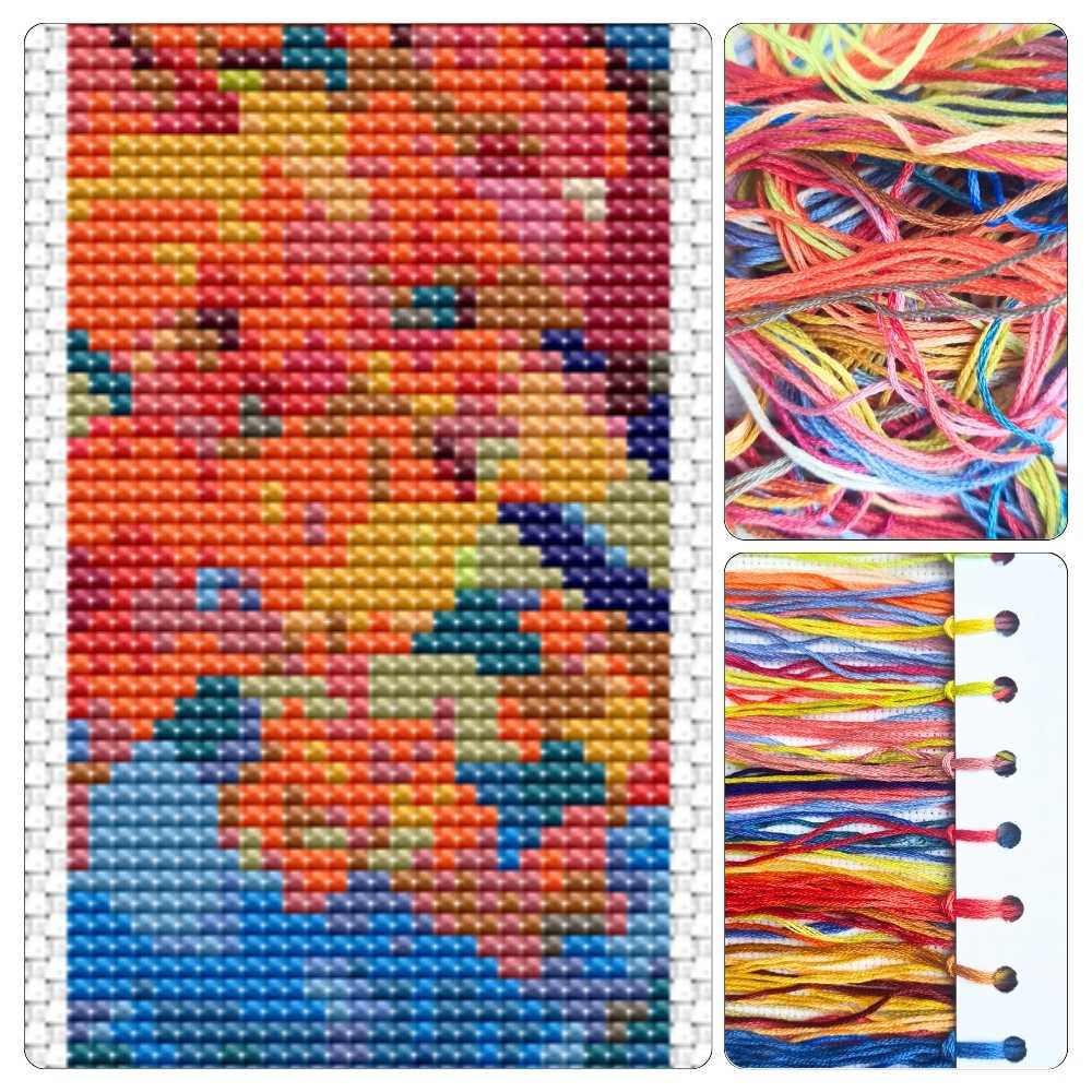 The Colors of Autumn Bookmark Cross Stitch Kit