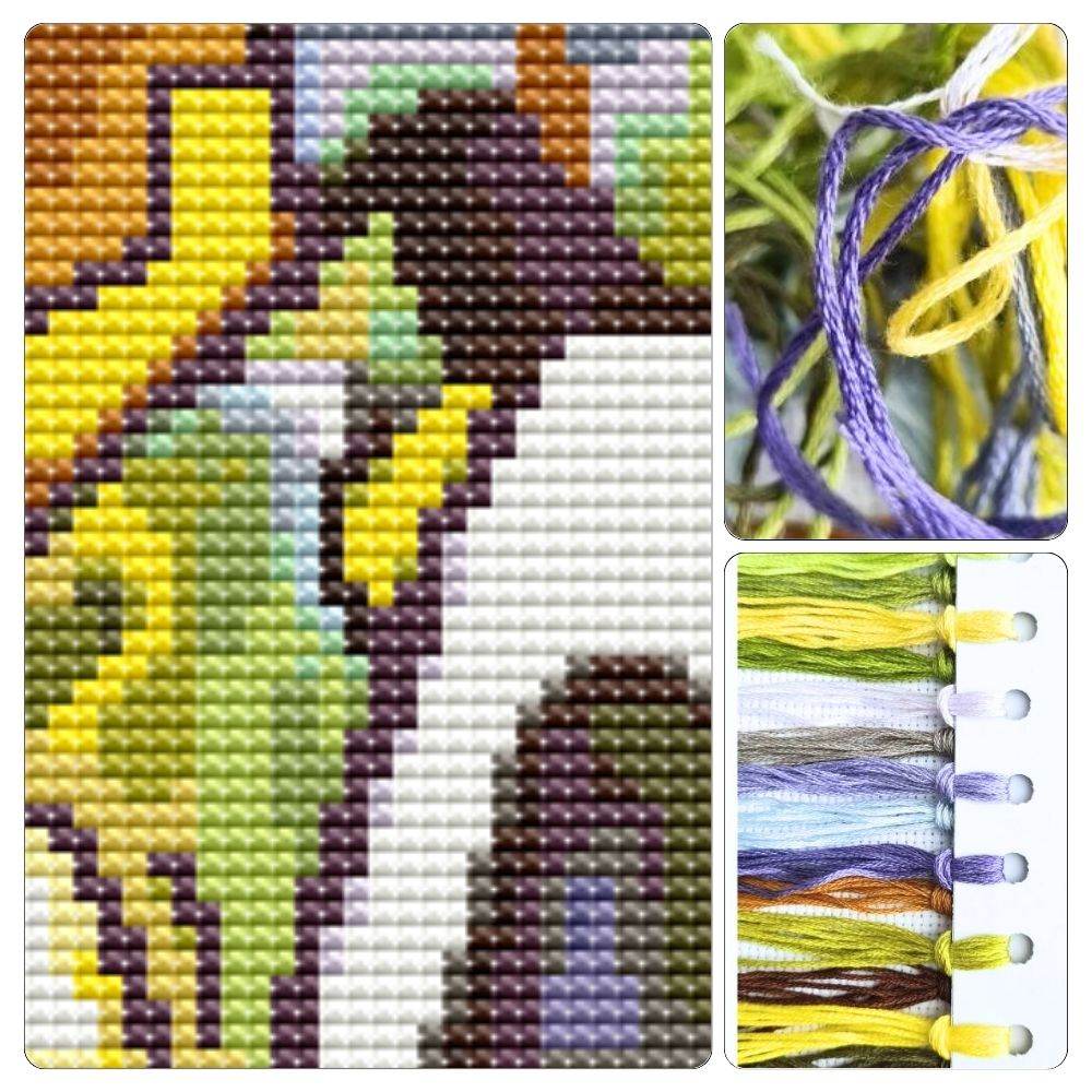 Improvisation Bookmark Cross Stitch Kit - The Art of Cross Stitch
