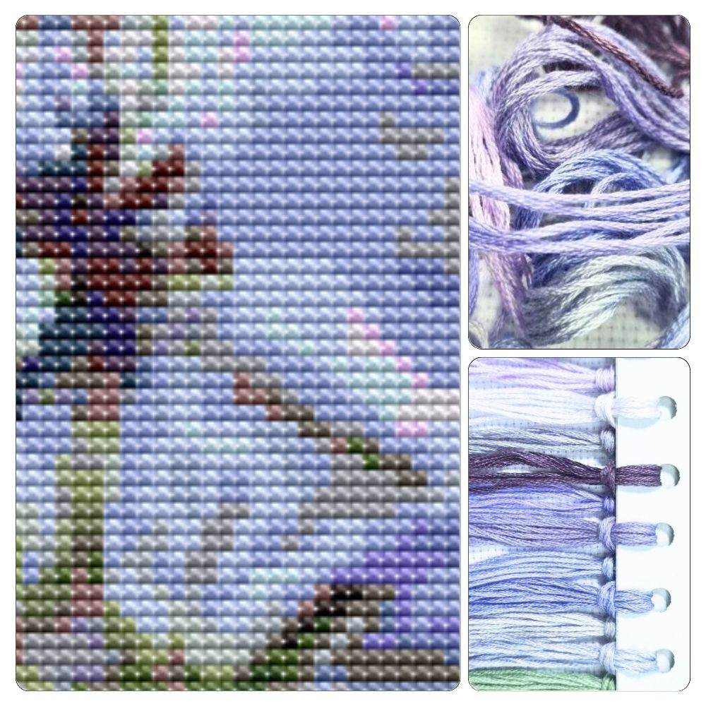 Irises Bookmark Cross Stitch Kit - The Art of Cross Stitch