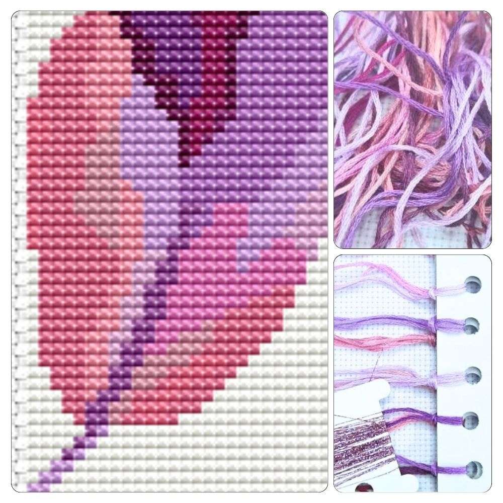 A Feather Bookmark Cross Stitch Kit