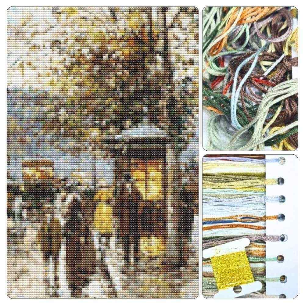 Flower Market Cross Stitch Kit