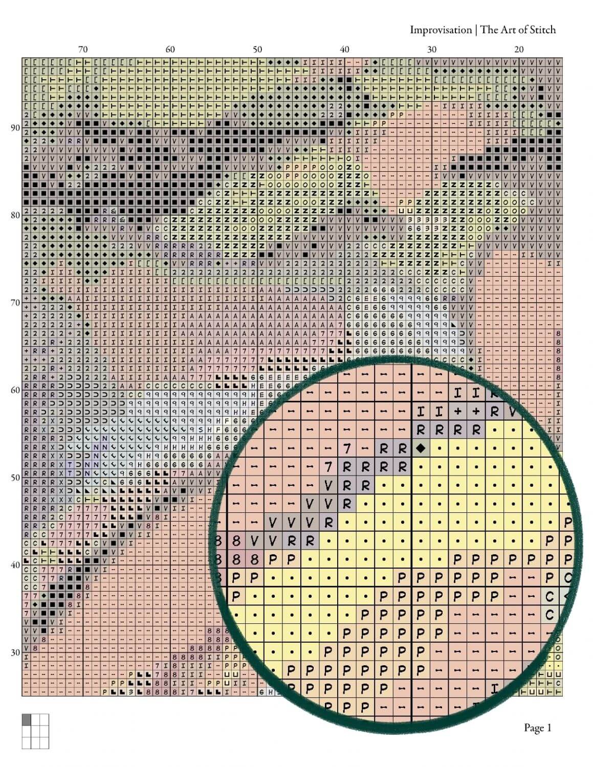 Improvisation Cross Stitch Kit - Premium Cross Stitch Kit - Wassily Kandinsky