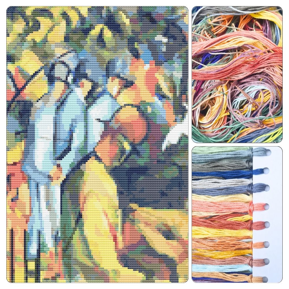Zoological Garden Cross Stitch Kit - Premium Cross Stitch Kit - August Macke