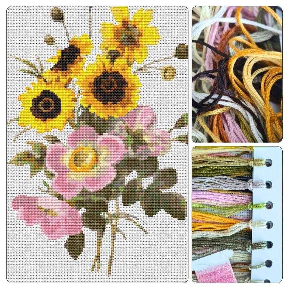 Flowers Cross Stitch Kit
