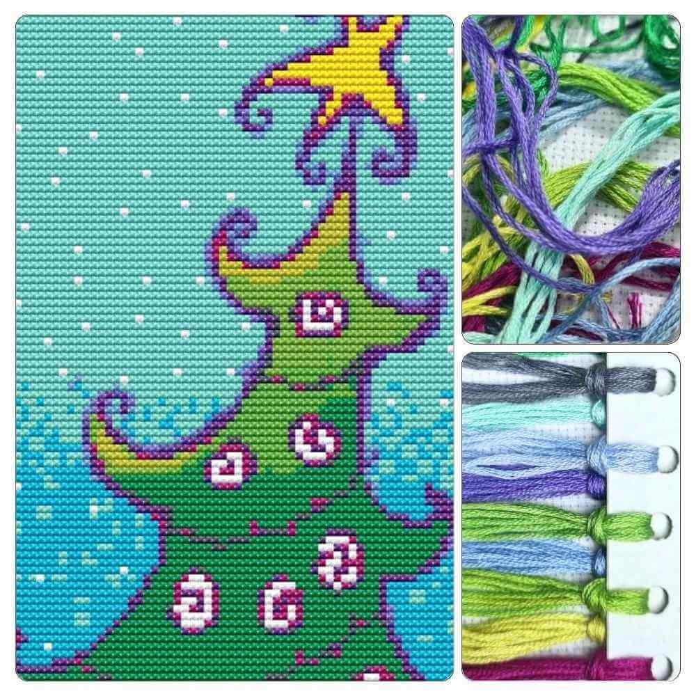 Christmas Tree Cross Stitch Kit