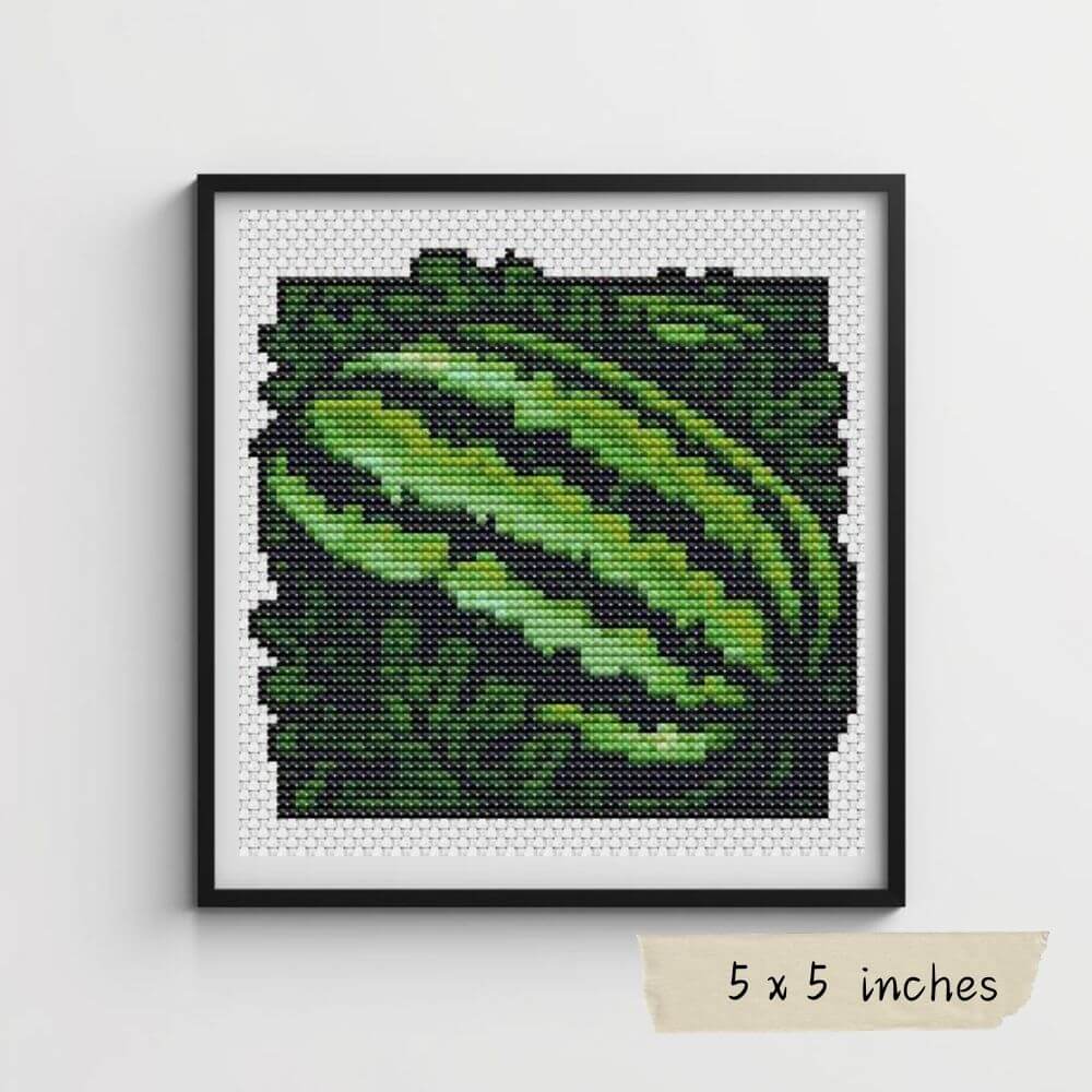 Garden Series: Apple, Grapes, Orange & Watermelon Mini Cross Stitch Kit