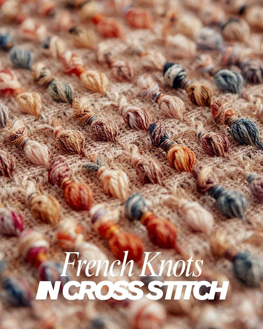 French Knots in Cross Stitch