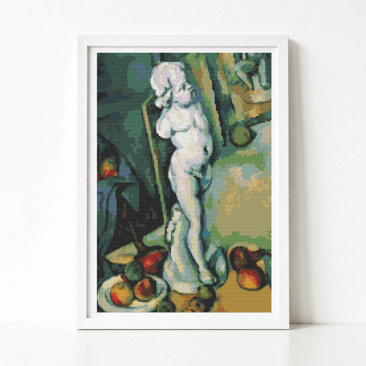 Still Life with Plaster Cupid Cross Stitch Kit - Premium Cross Stitch Kit - Paul Cezanne