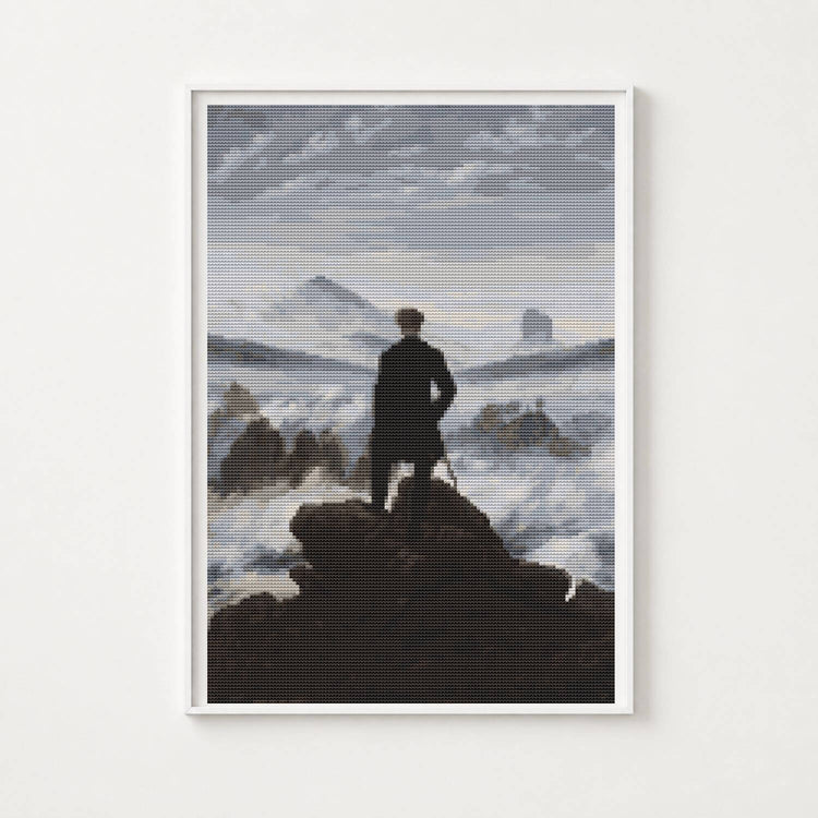 Caspar David Friedrich Cross Stitch