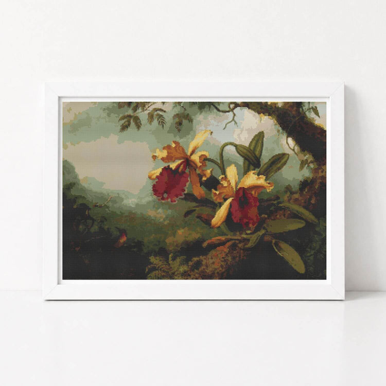 Roses Cross Stitch Kit - Premium Cross Stitch Kit - Martin Johnson Heade