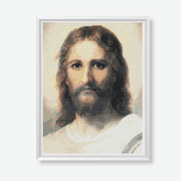 Jesus Cross Stitch Kit - Premium Cross Stitch Kit - Heinrich Hofmann