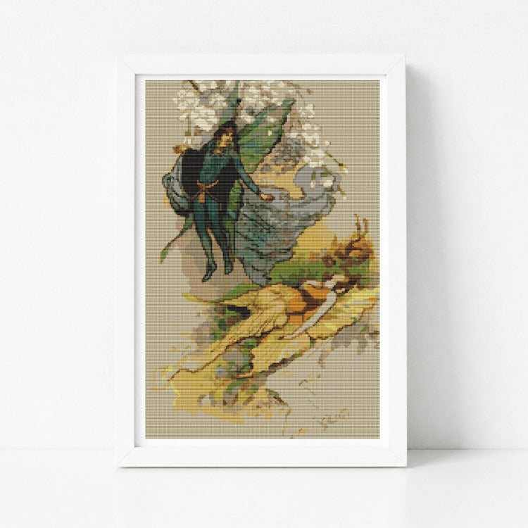 The Water Babies Cross Stitch Kit - Premium Cross Stitch Kit - Warwick Goble