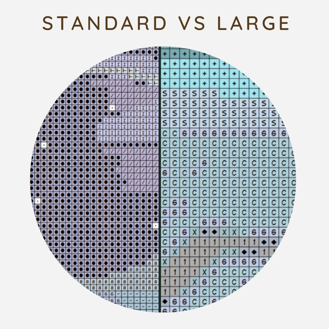 Larger Symbols Chart (Kits) | The Art of Stitch