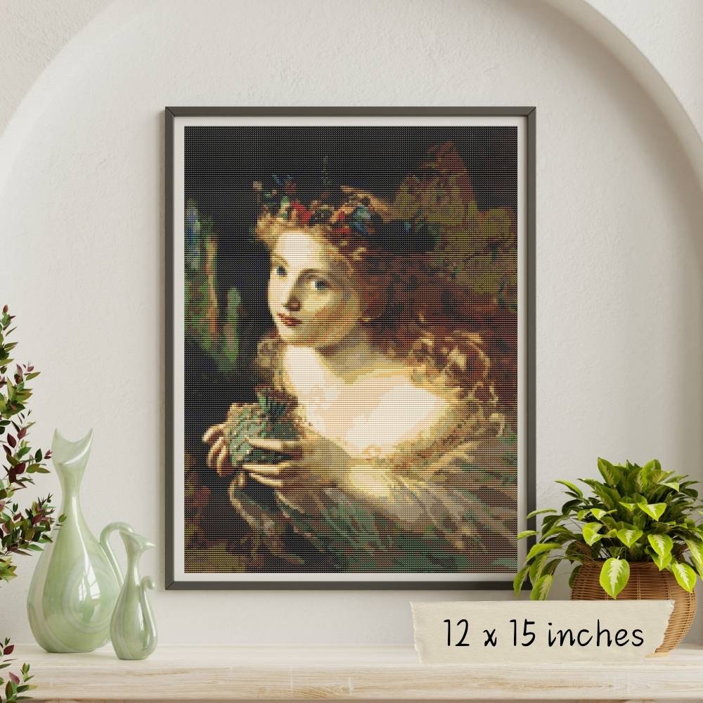 Take the Fair Face of Woman Cross Stitch Pattern