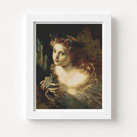 Take the Fair Face of Woman Cross Stitch Pattern - Premium Cross Stitch Pattern - Sophie Gengembre Anderson
