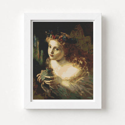 Take the Fair Face of Woman Cross Stitch Kit