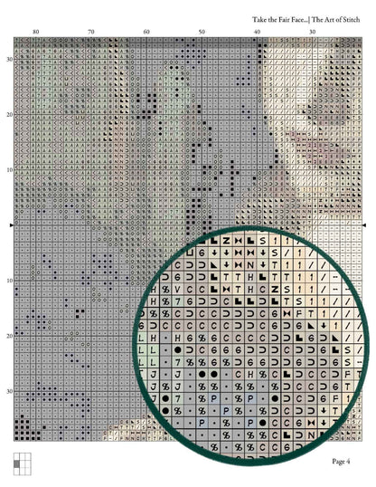 Take the Fair Face of Woman Cross Stitch Kit - Premium Cross Stitch Kit - Sophie Gengembre Anderson